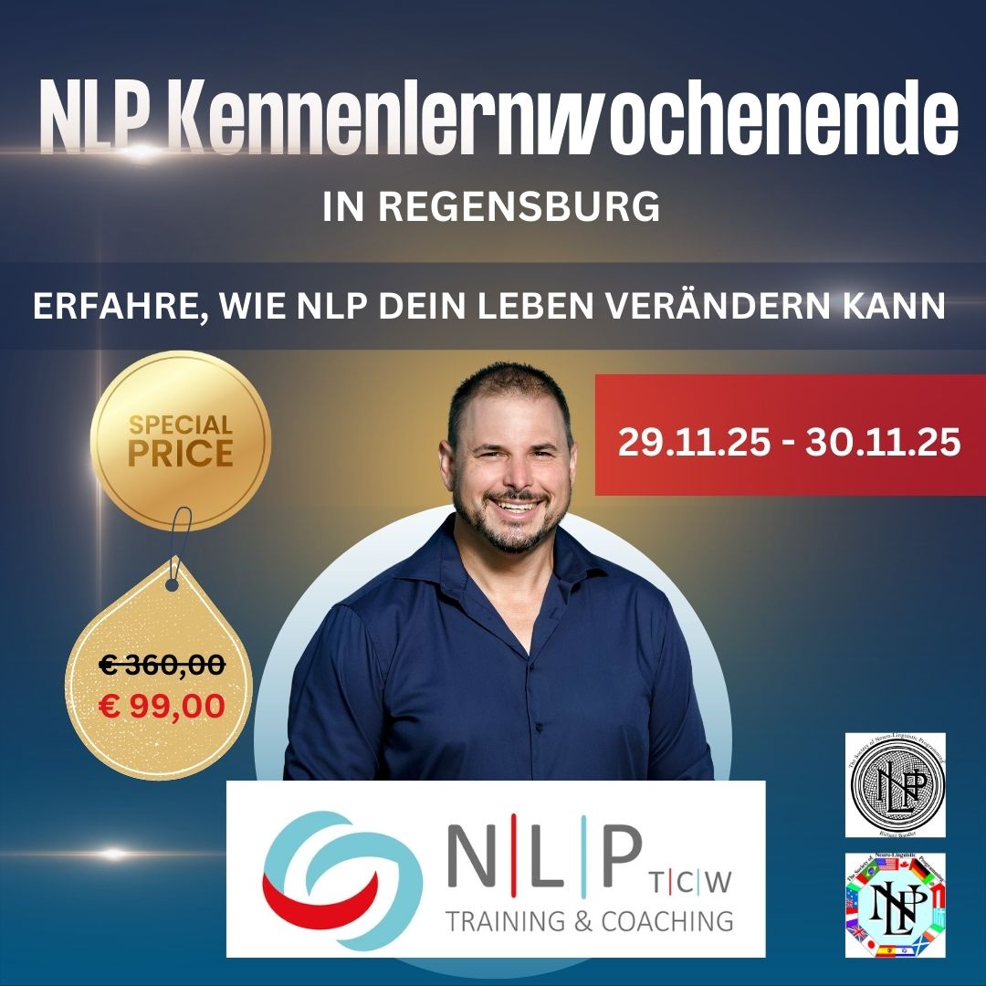 NLP Kennenlernwochenende von TCW NLP im November 2025 in Regensburg